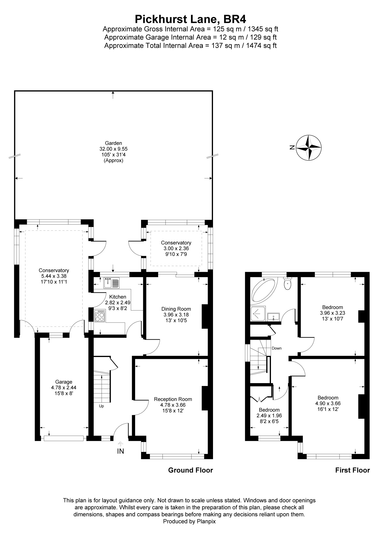 Floorplans For Pickhurst Lane, West Wickham, BR4