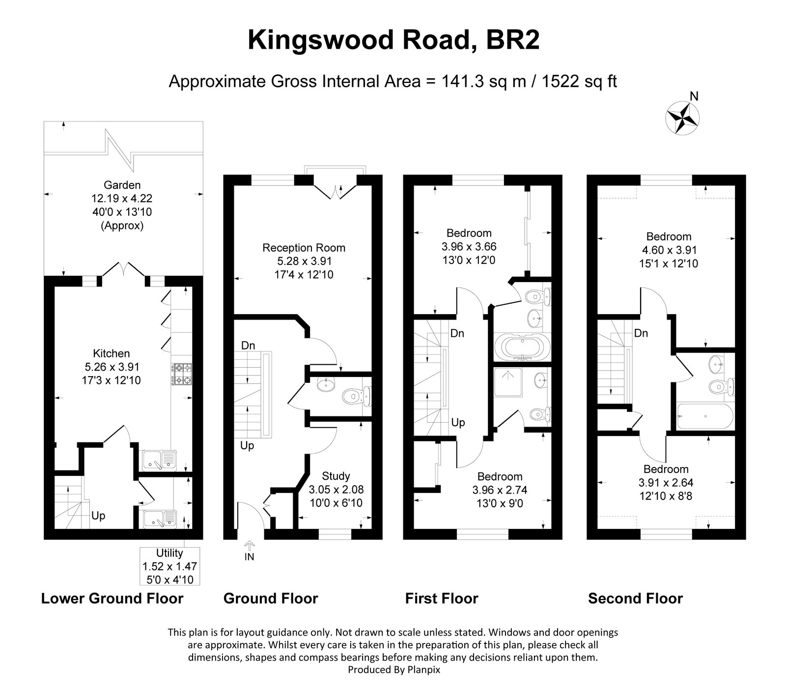 Floorplans For Kingswood Road, Bromley, BR2 0NJ