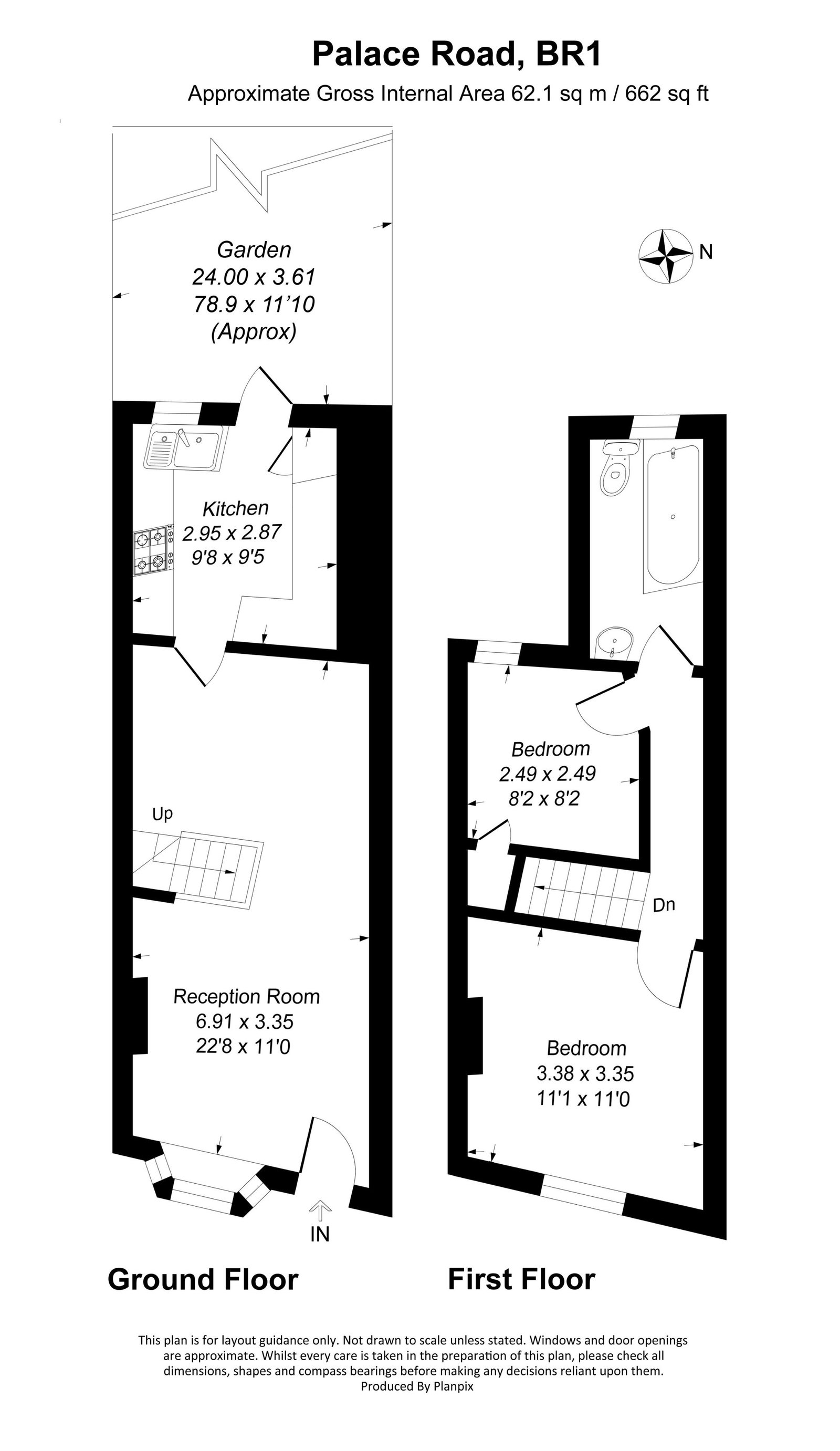 Floorplans For Palace Road, Bromley, BR1 3JT