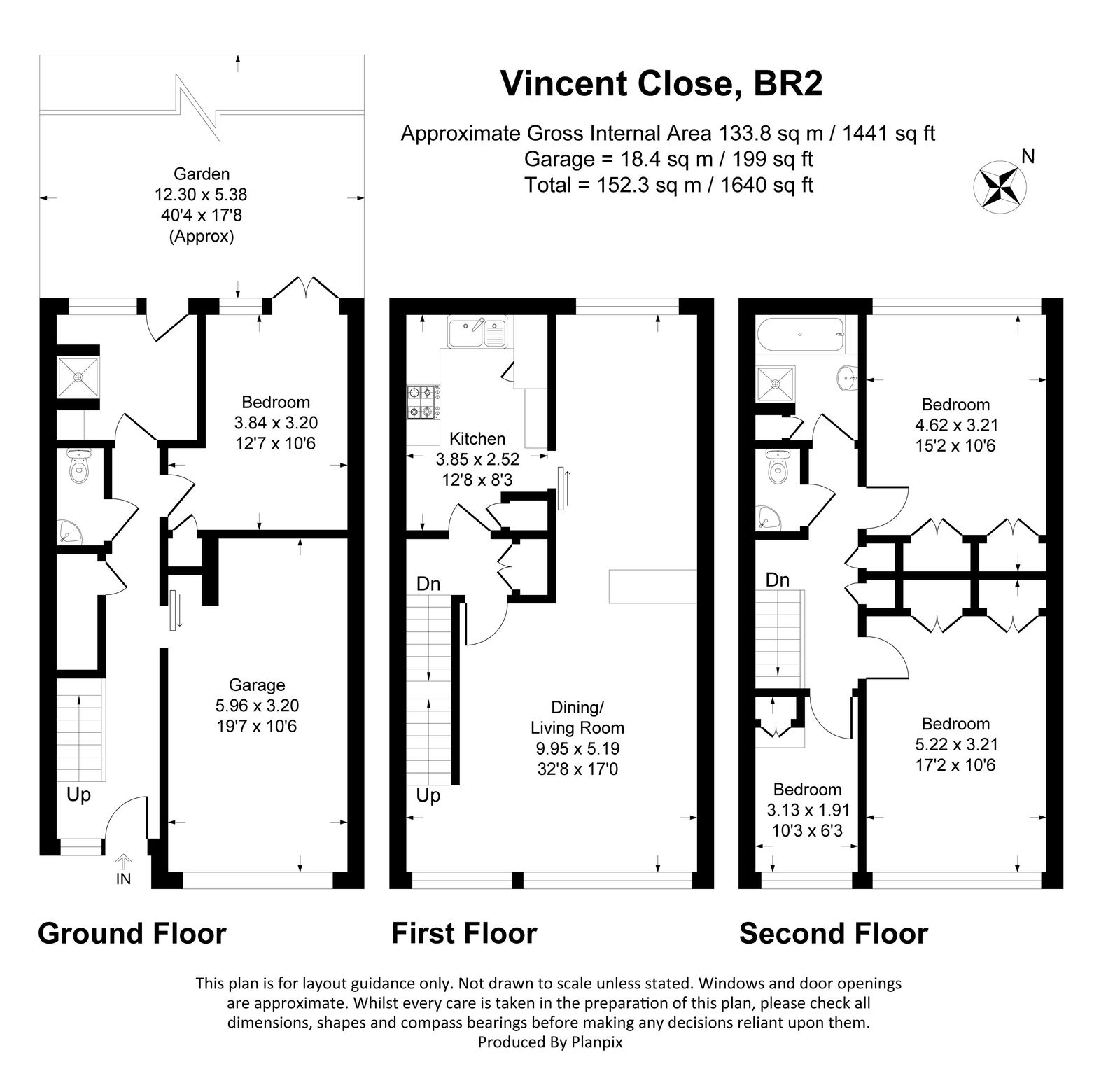 Floorplans For Vincent Close, Bromley, BR2 9ED