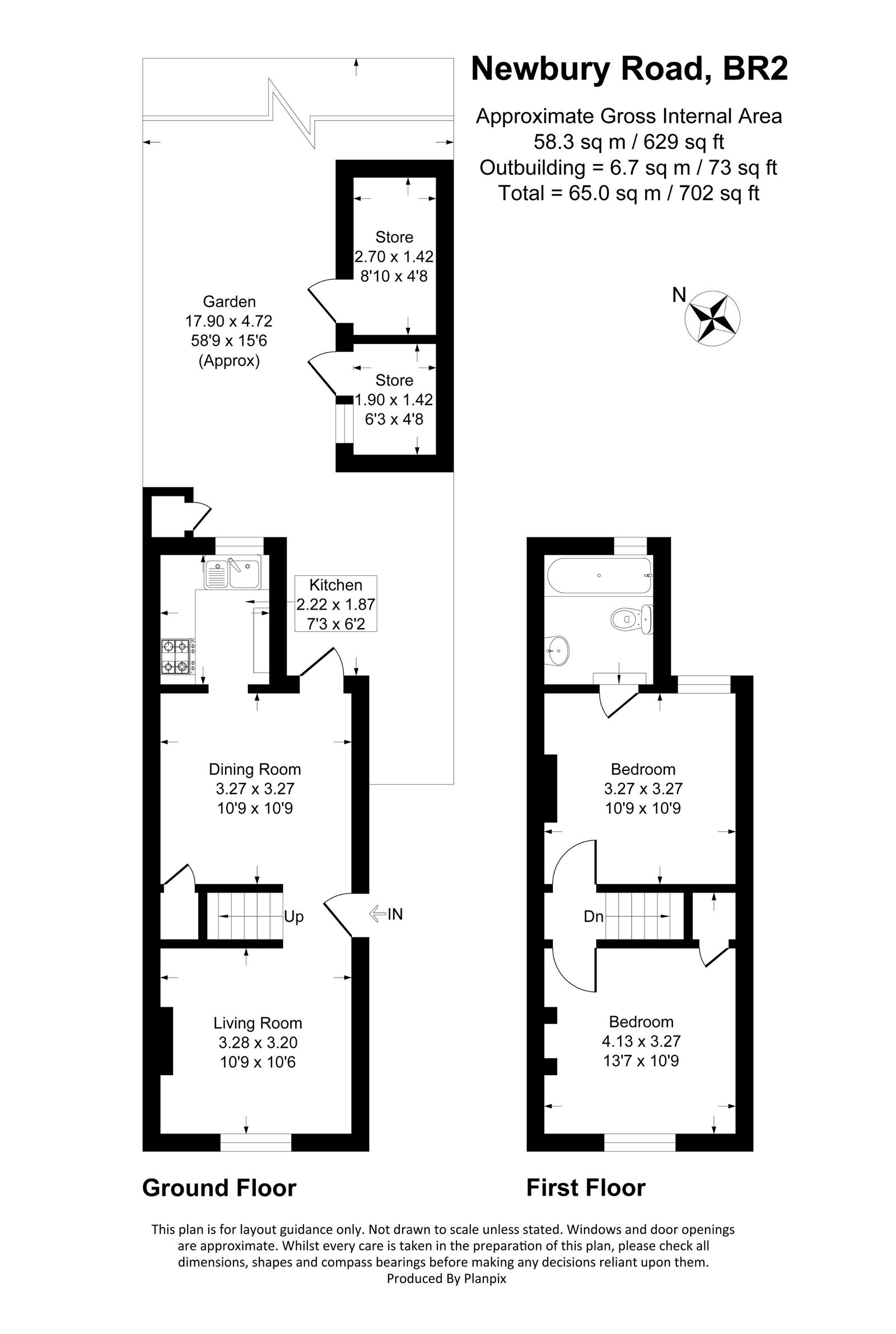 Floorplans For Newbury Road, Bromley, BR2 0QW