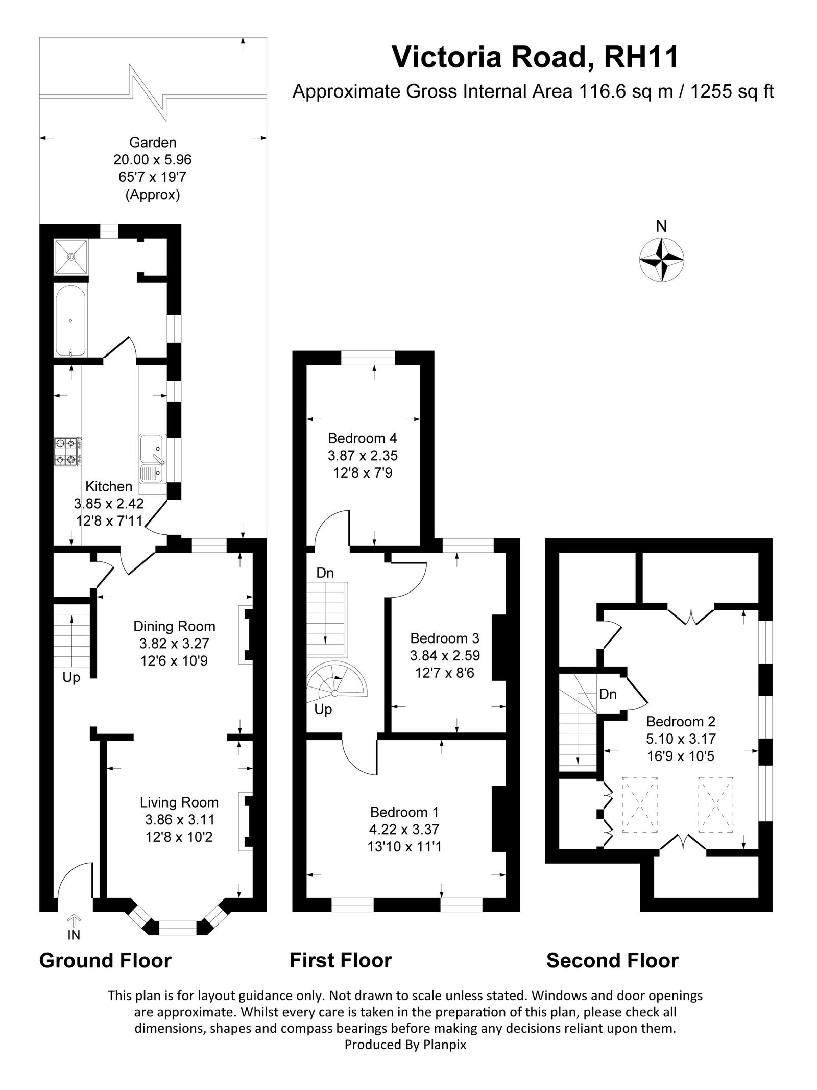 Floorplans For Victoria Road, Crawley, RH11 7AU