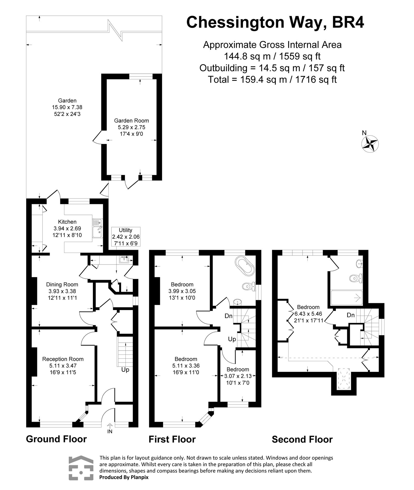 Floorplans For Chessington Way, West Wickham, BR4 9NZ