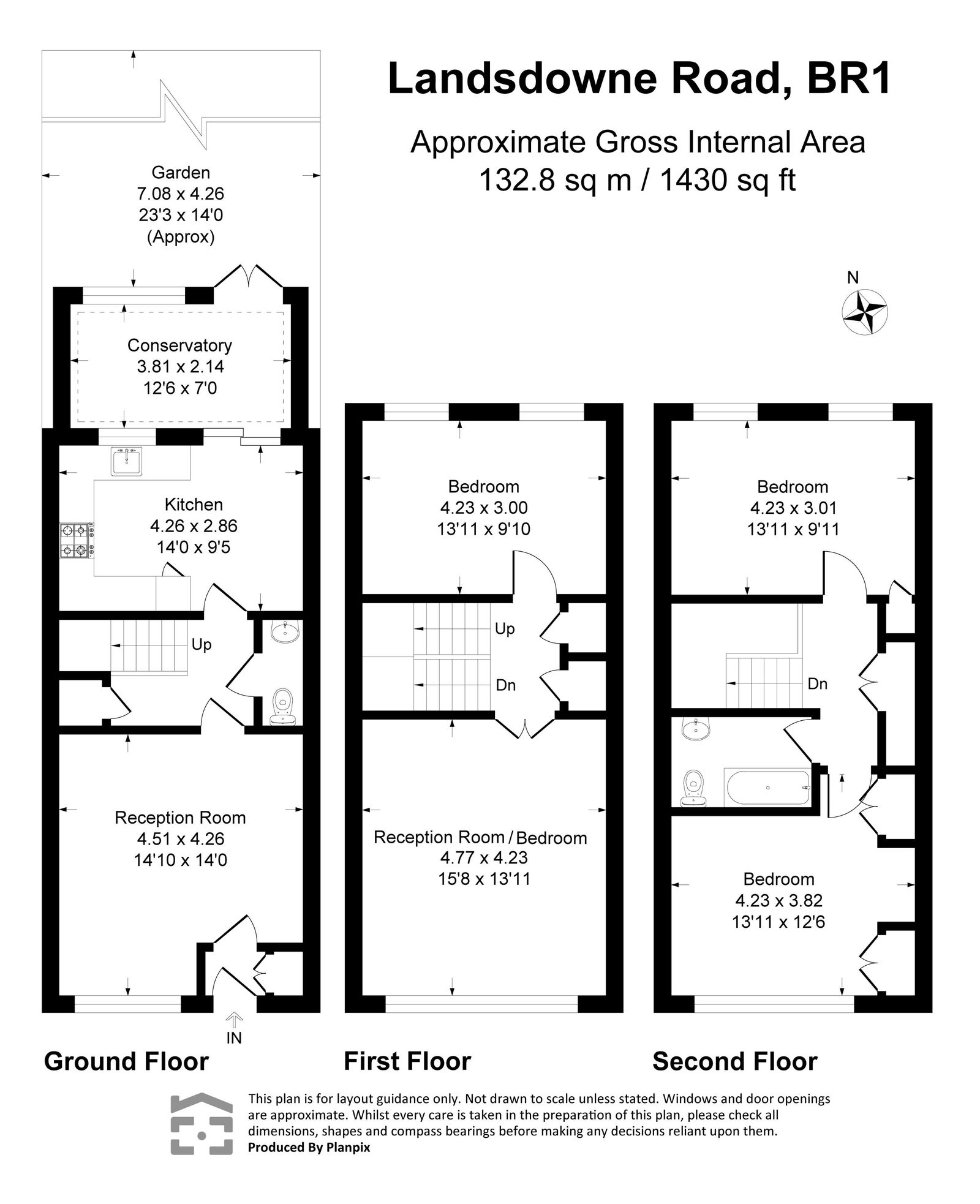 Floorplans For Lansdowne Road, Bromley, BR1 3LZ