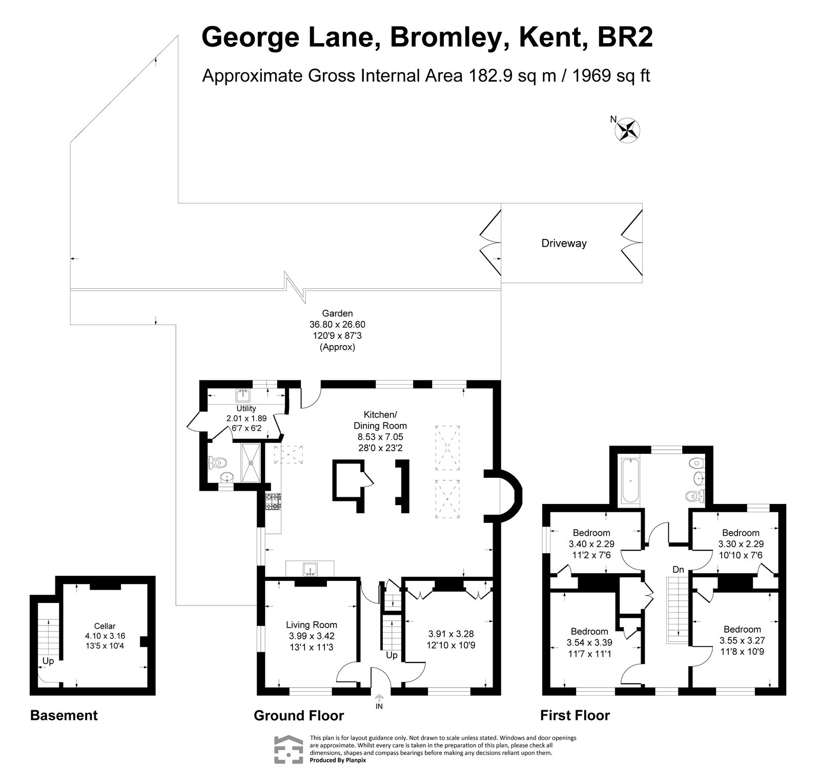 Floorplans For George Lane, Bromley, BR2 7LG