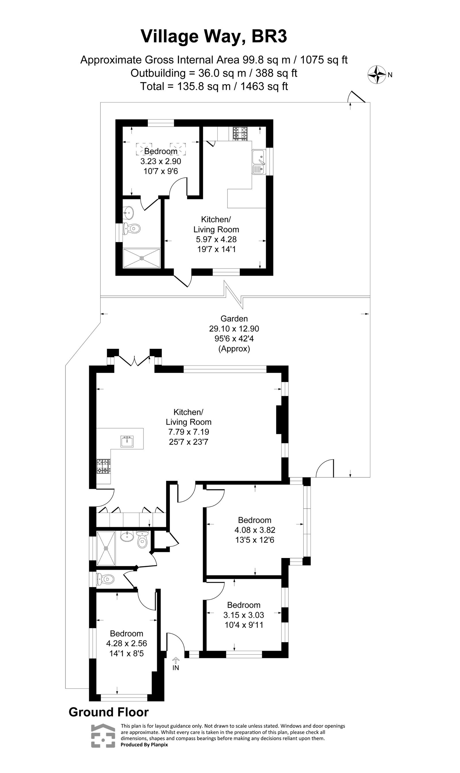 Floorplans For Village Way, Beckenham, BR3 3PA