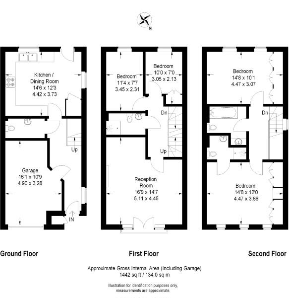 Floorplans For Sparkes Close, Bromley, Kent