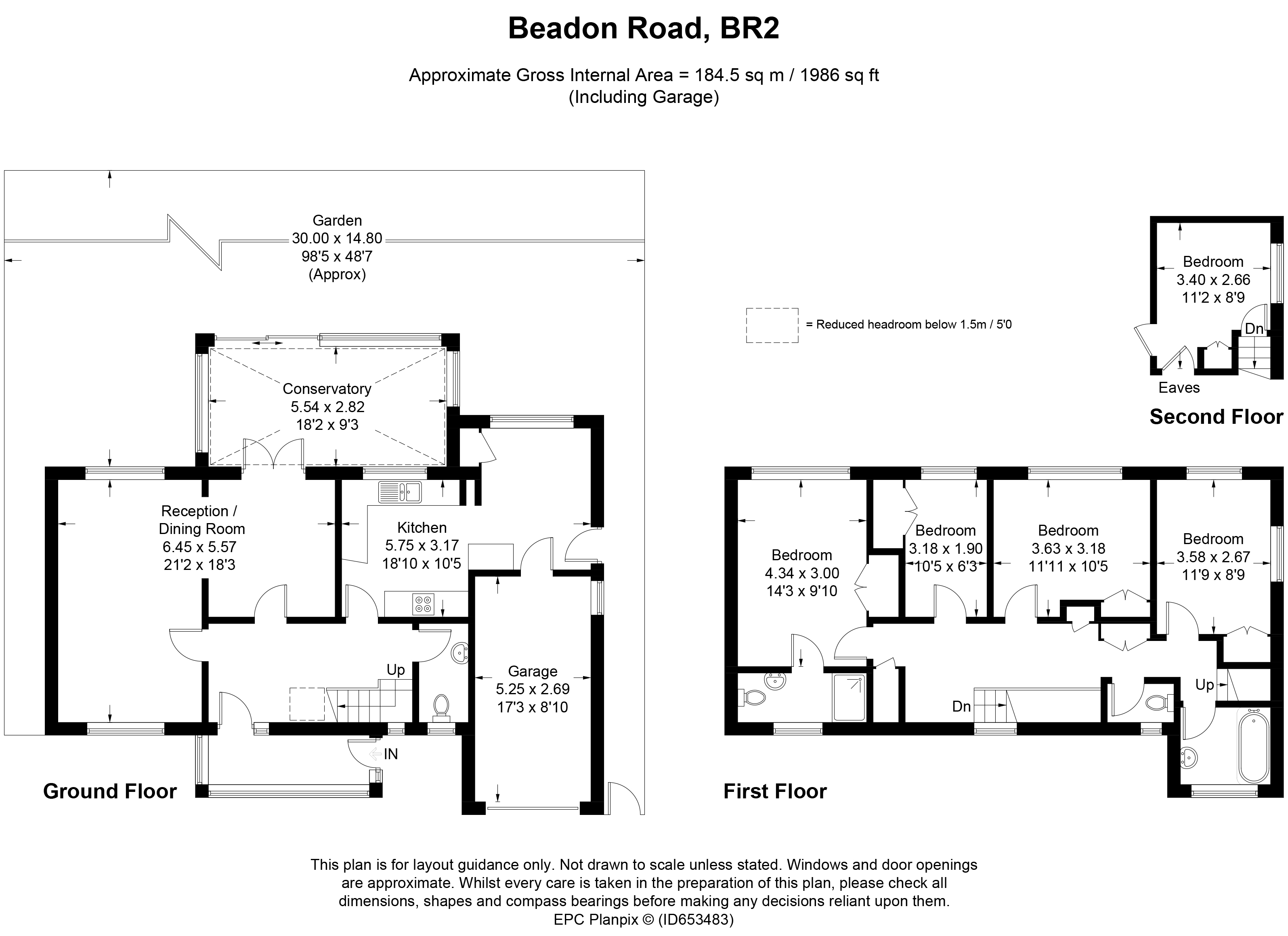 Floorplans For Beadon Road, Bromley, Kent