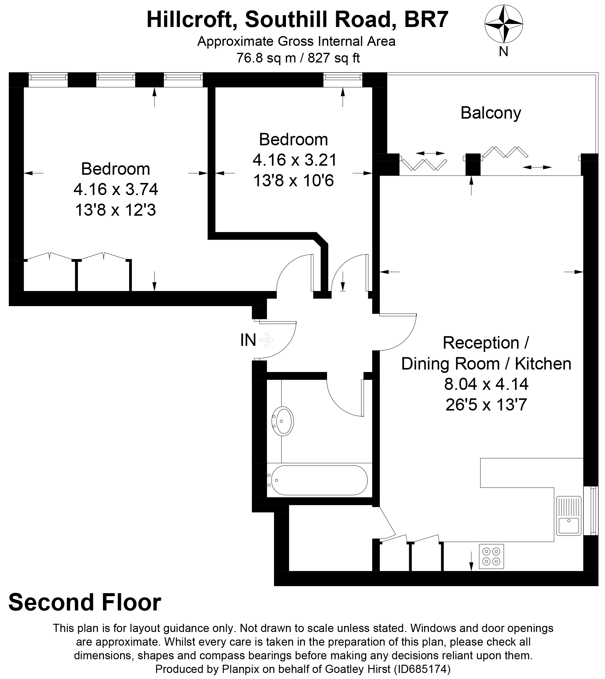 Floorplans For Southill Road, Chislehurst, Kent