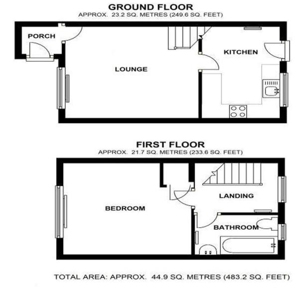 Floorplans For Gwydor Road, Beckenham, Kent