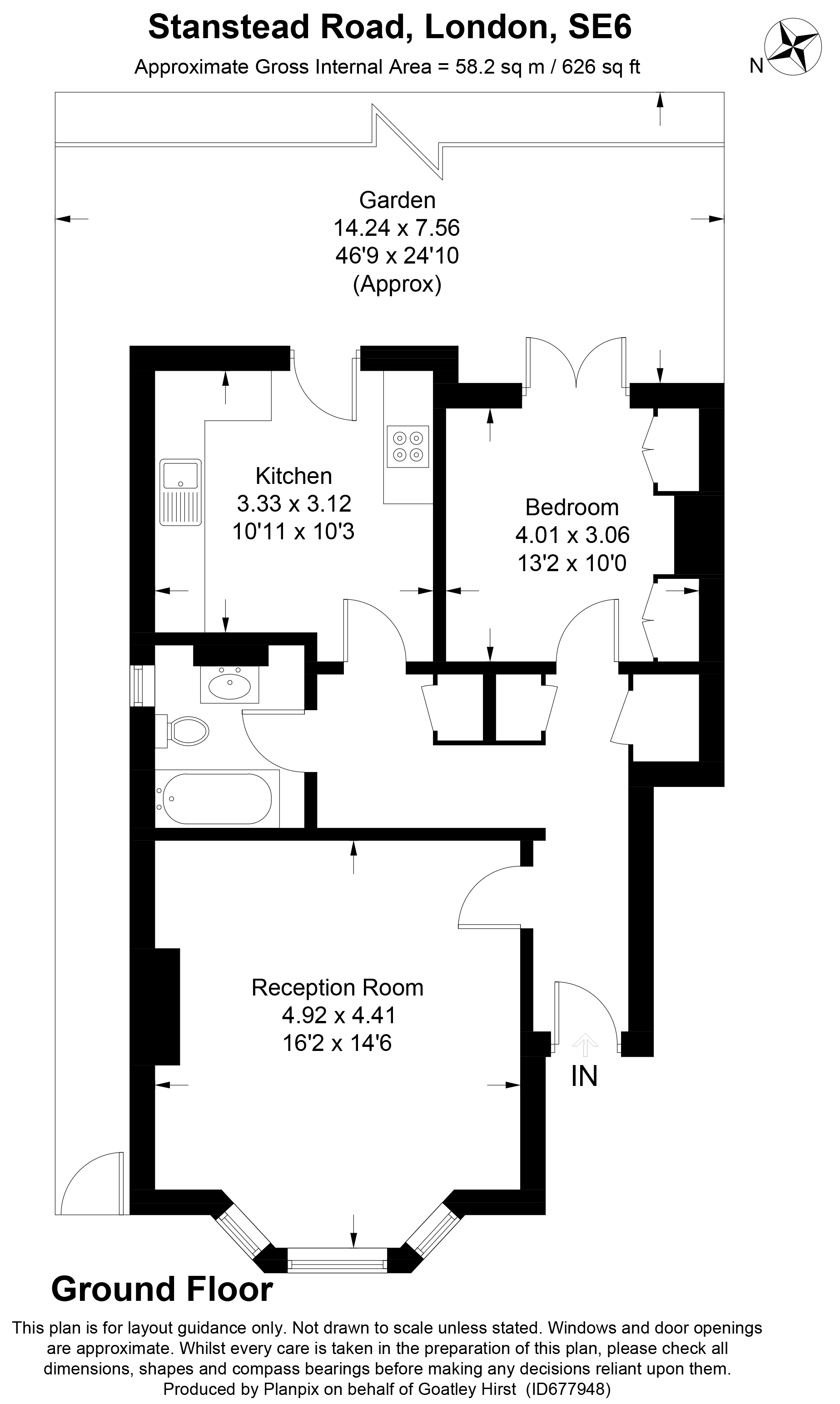 Floorplans For Stanstead Road, London