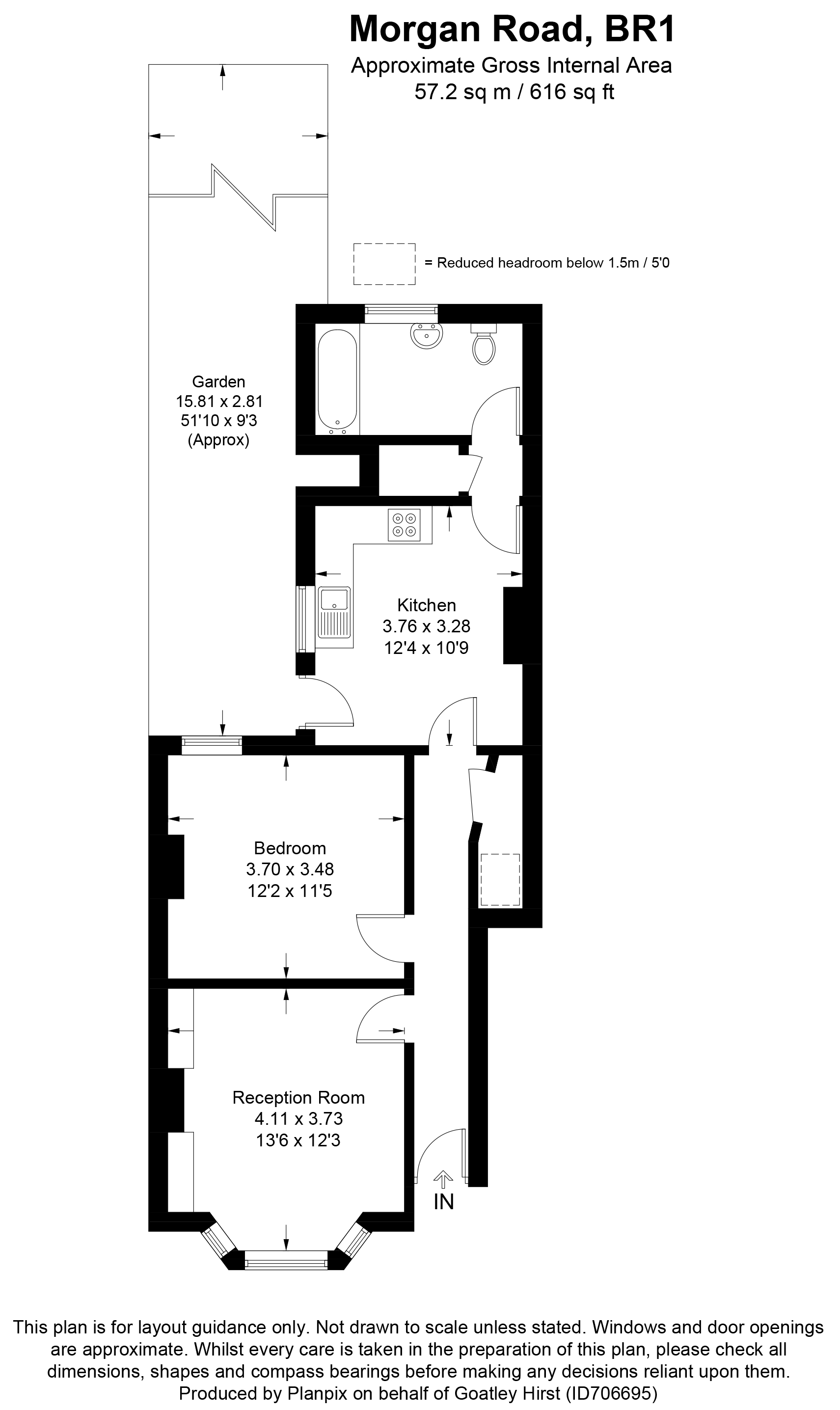 Floorplans For Morgan Road, Bromley, Kent