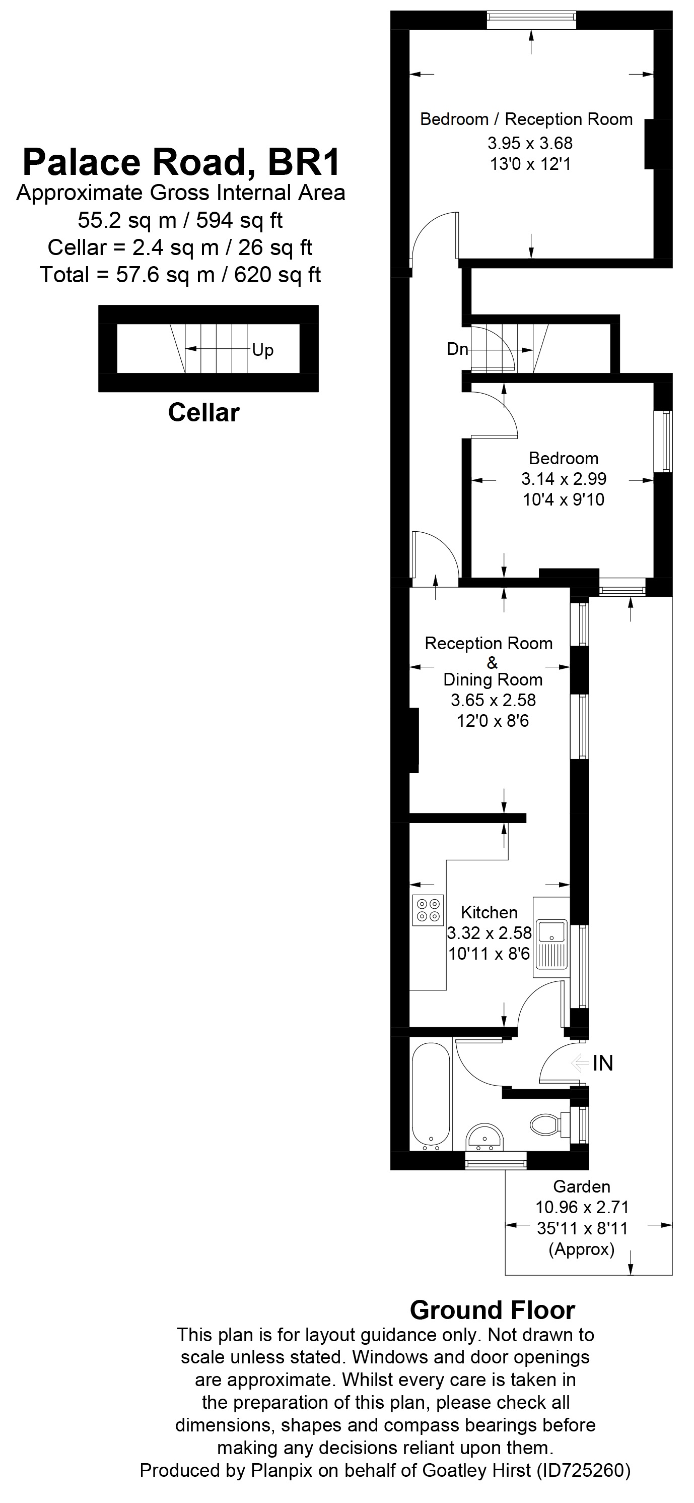 Floorplans For Palace Road, Bromley, Kent