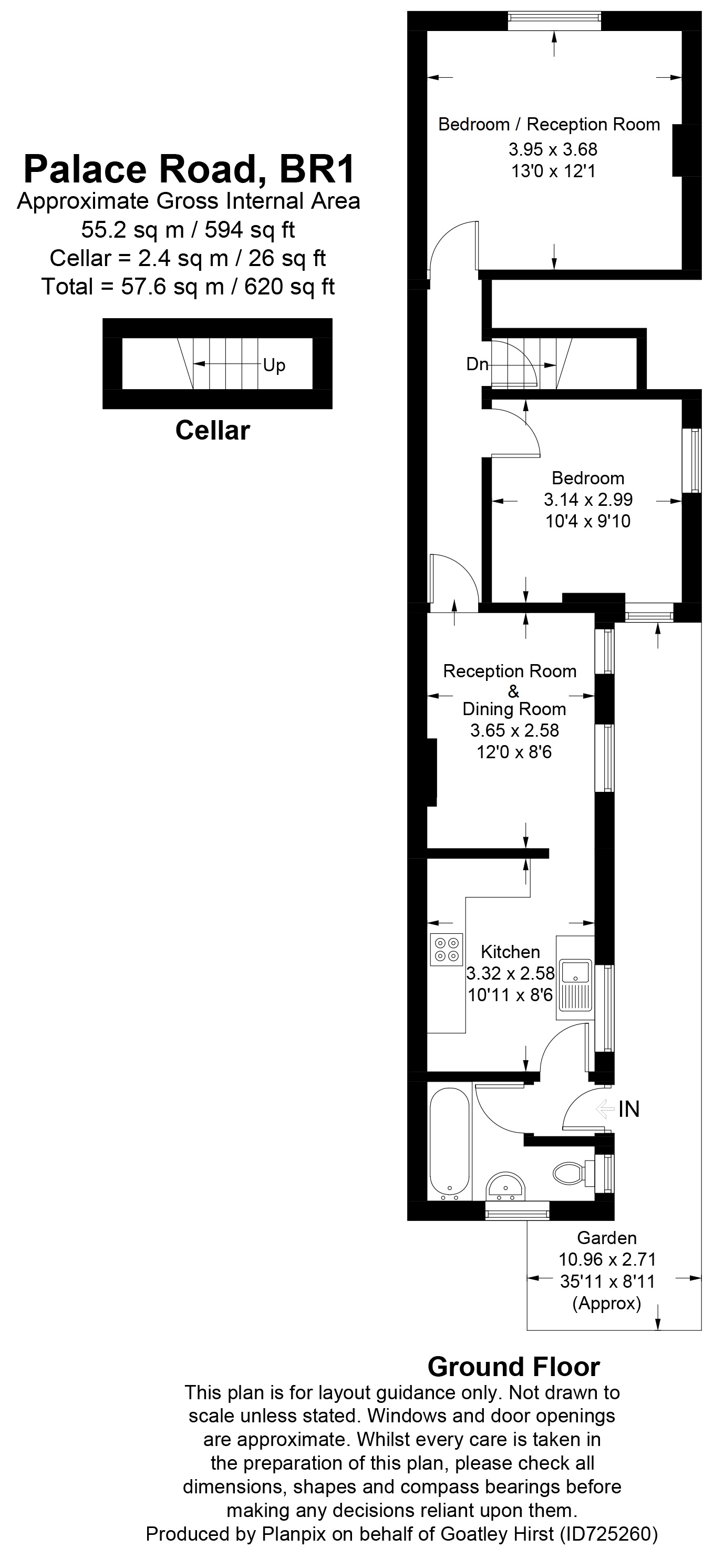 Floorplans For Palace Road, Bromley, Kent