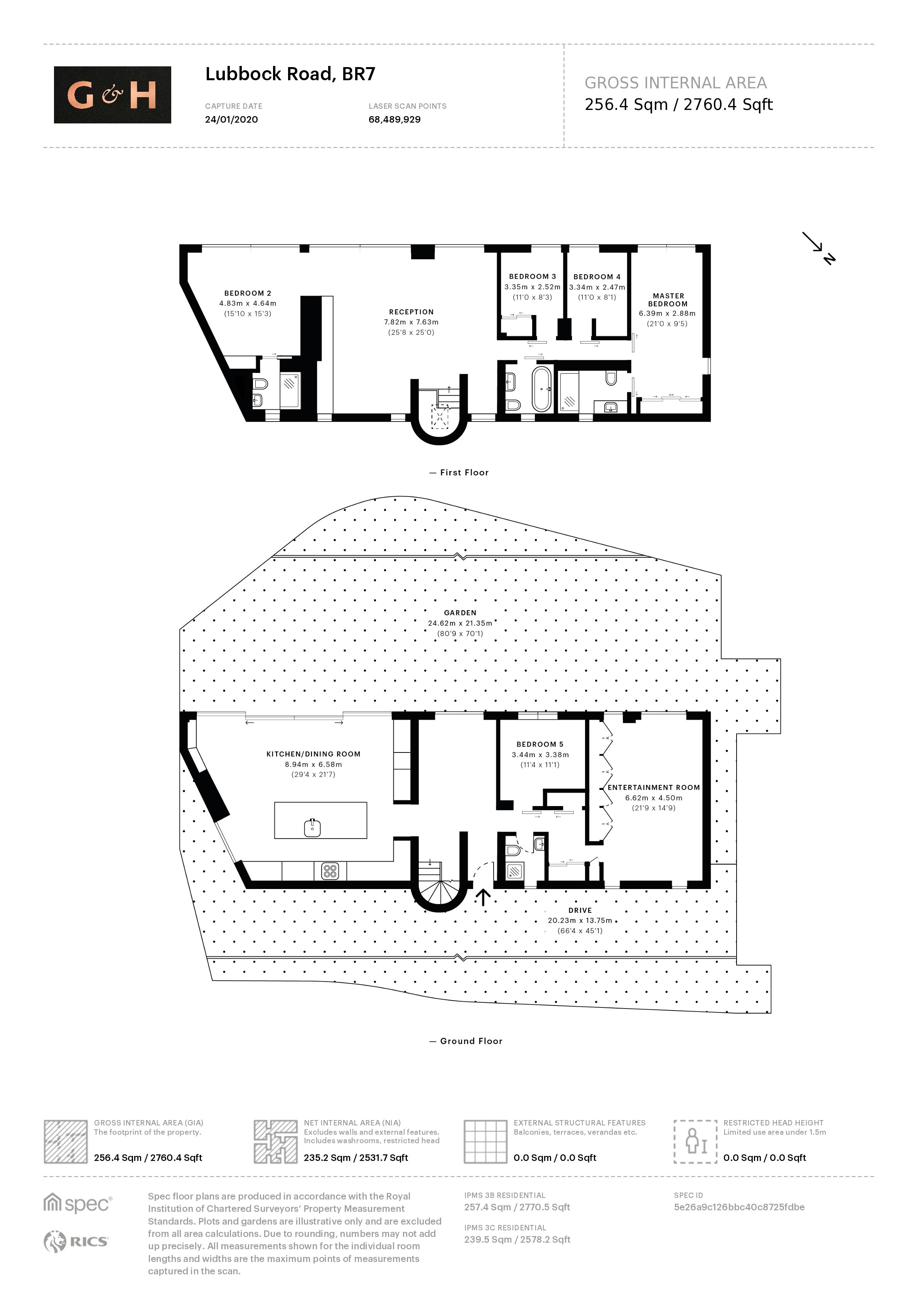 Floorplans For Lubbock Road, Chislehurst, Kent