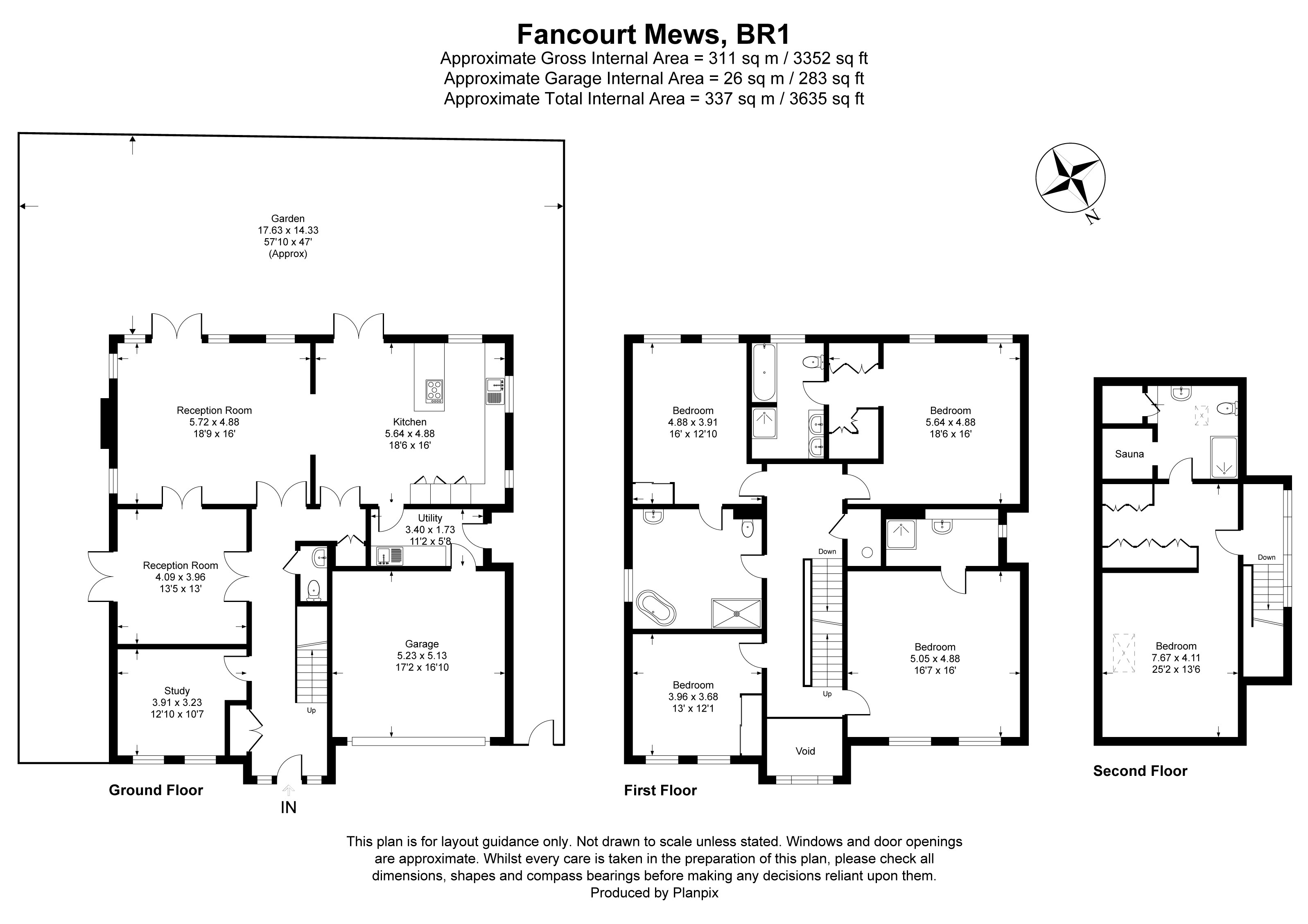 Floorplans For Fancourt Mews, Bromley, BR1