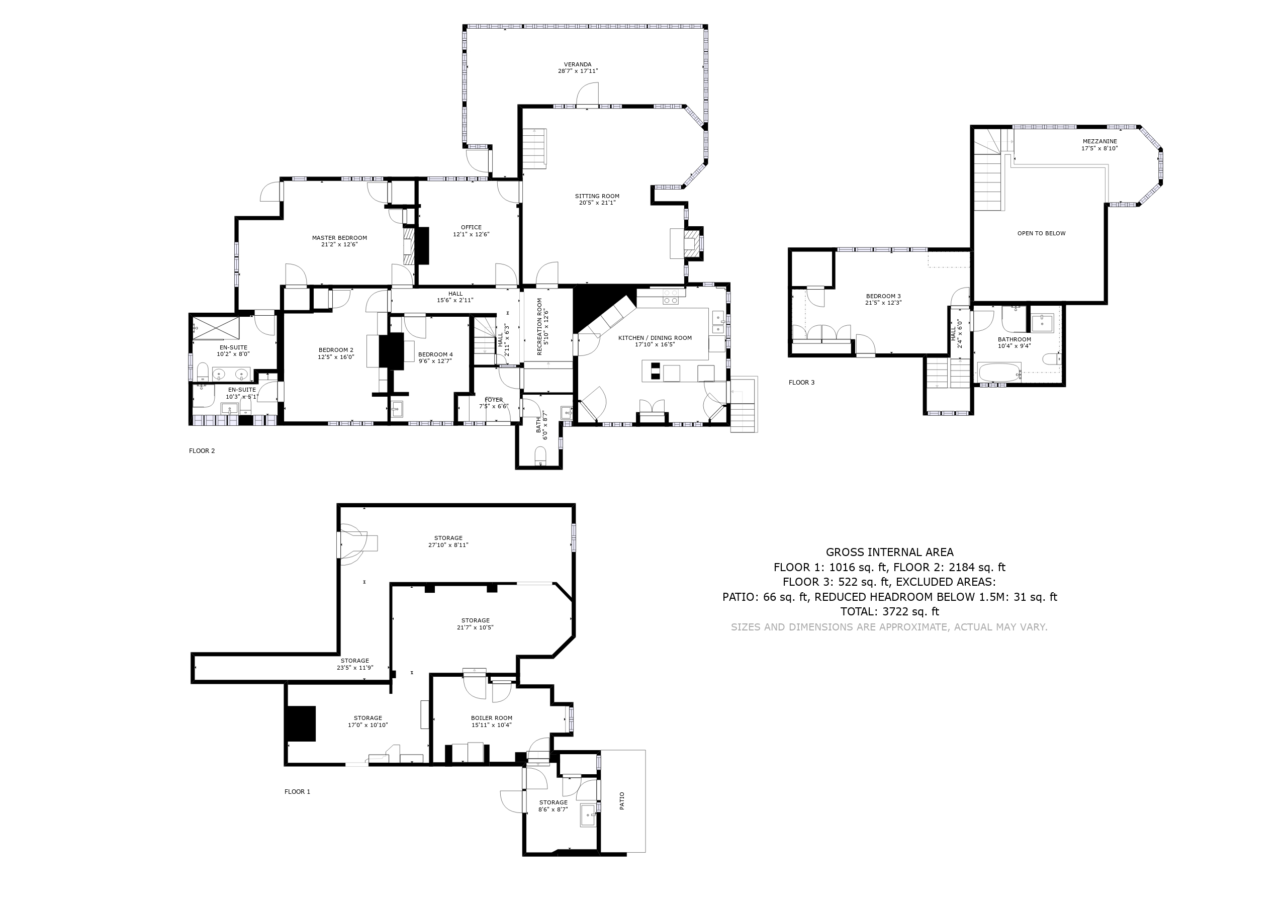 Floorplans For Swissland Hill, Dormans Park, RH19