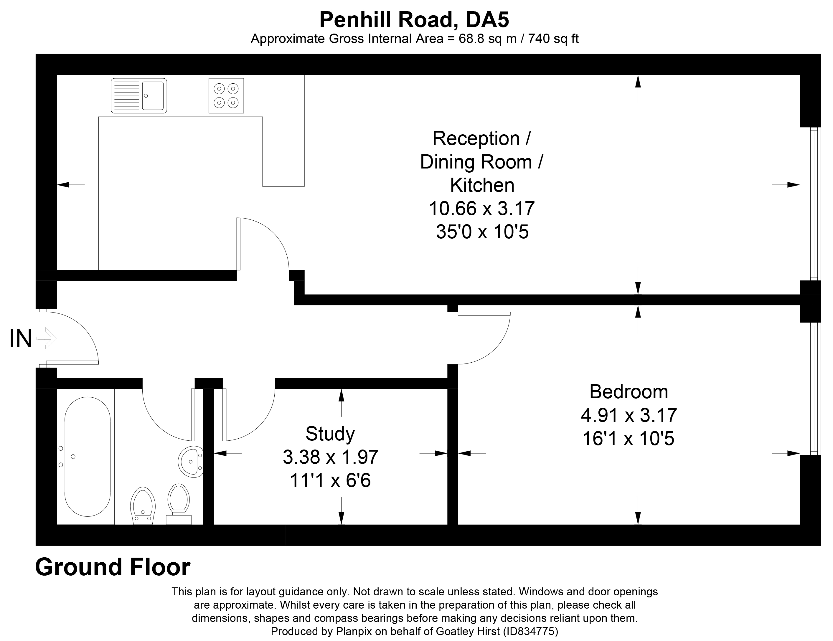 Floorplans For 166 Penhill Road, Bexley, DA5