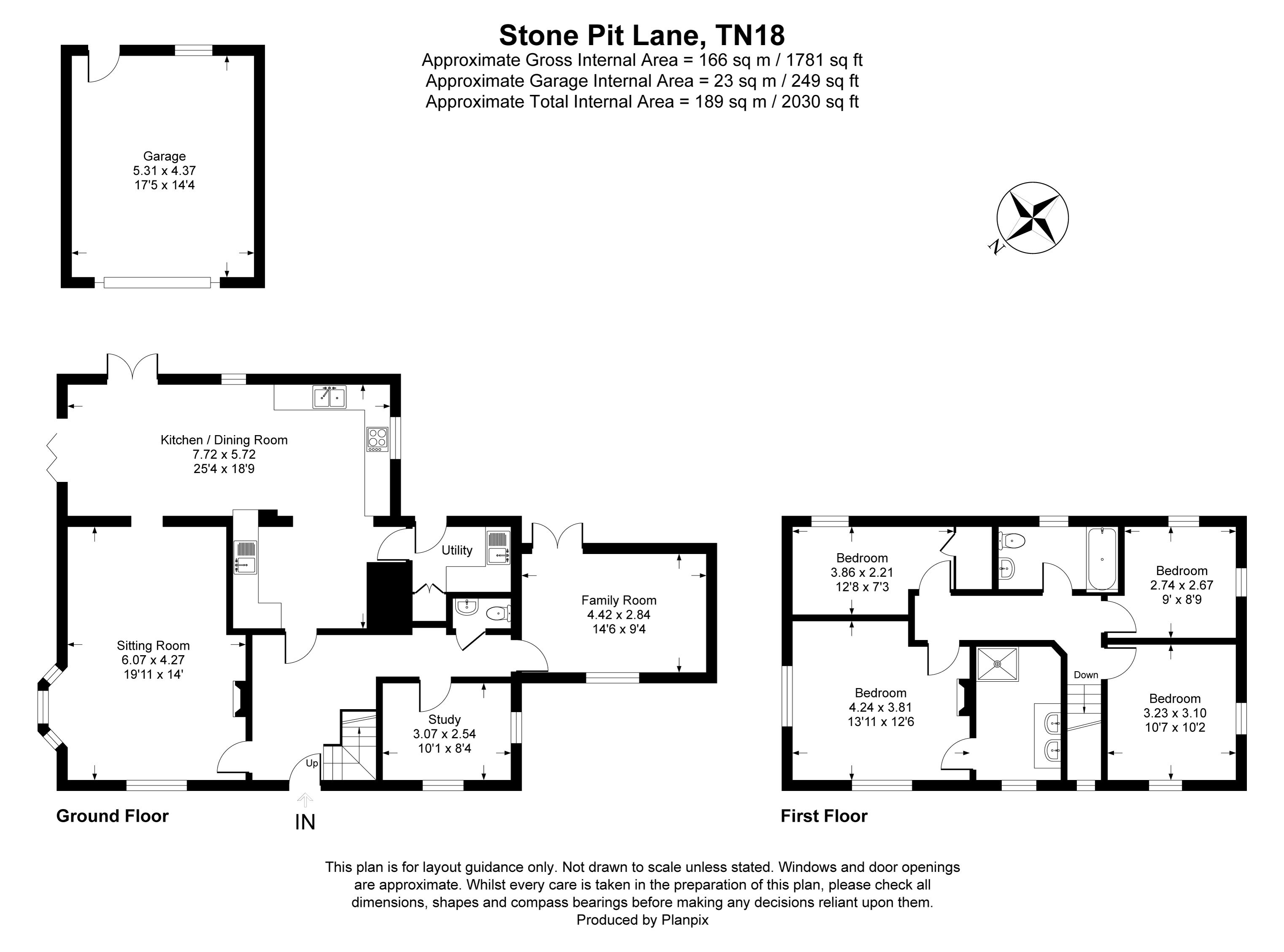 Floorplans For Stone Pit Lane, Sandhurst, TN18