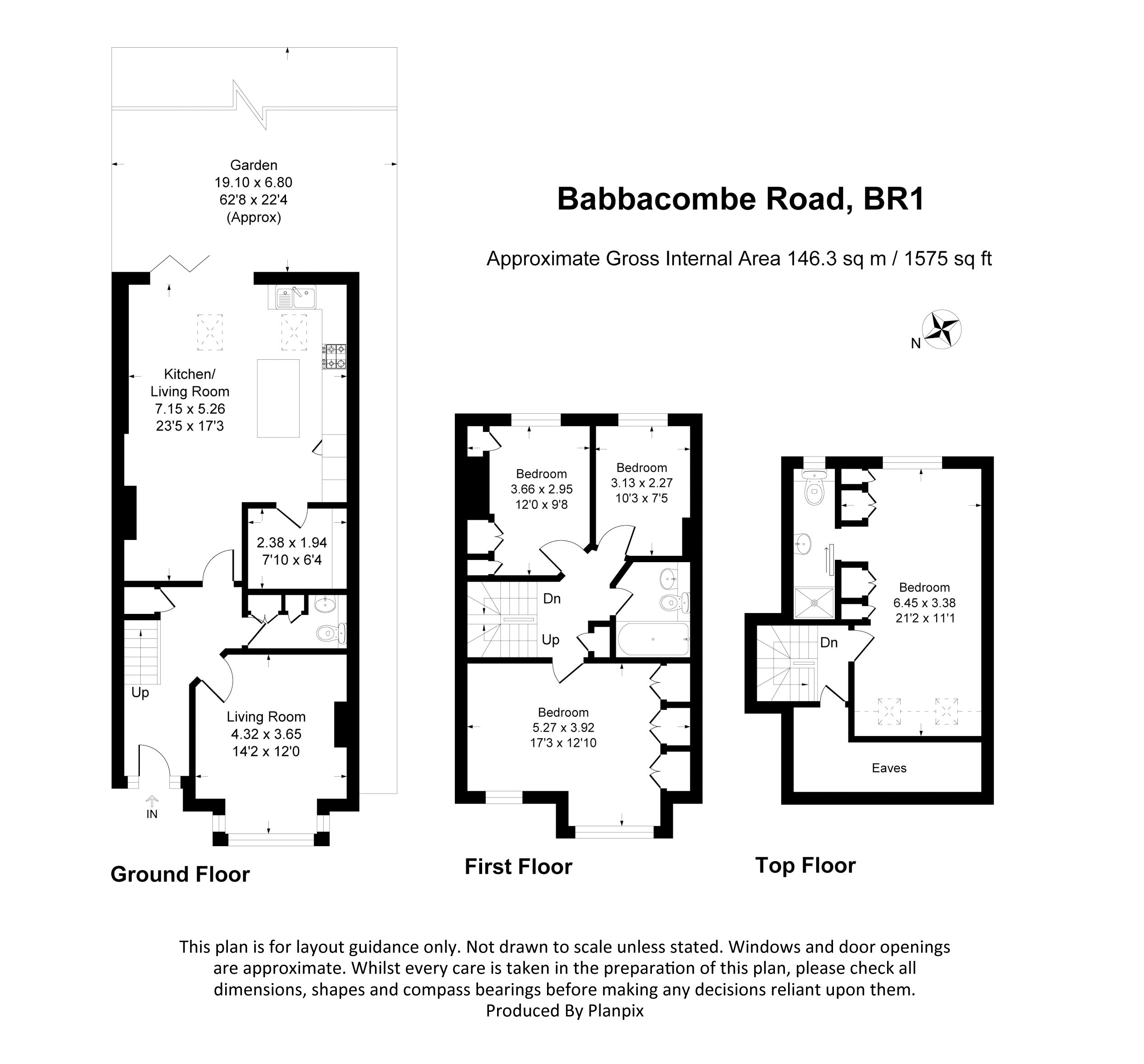 Floorplans For Babbacombe Road, Bromley, BR1