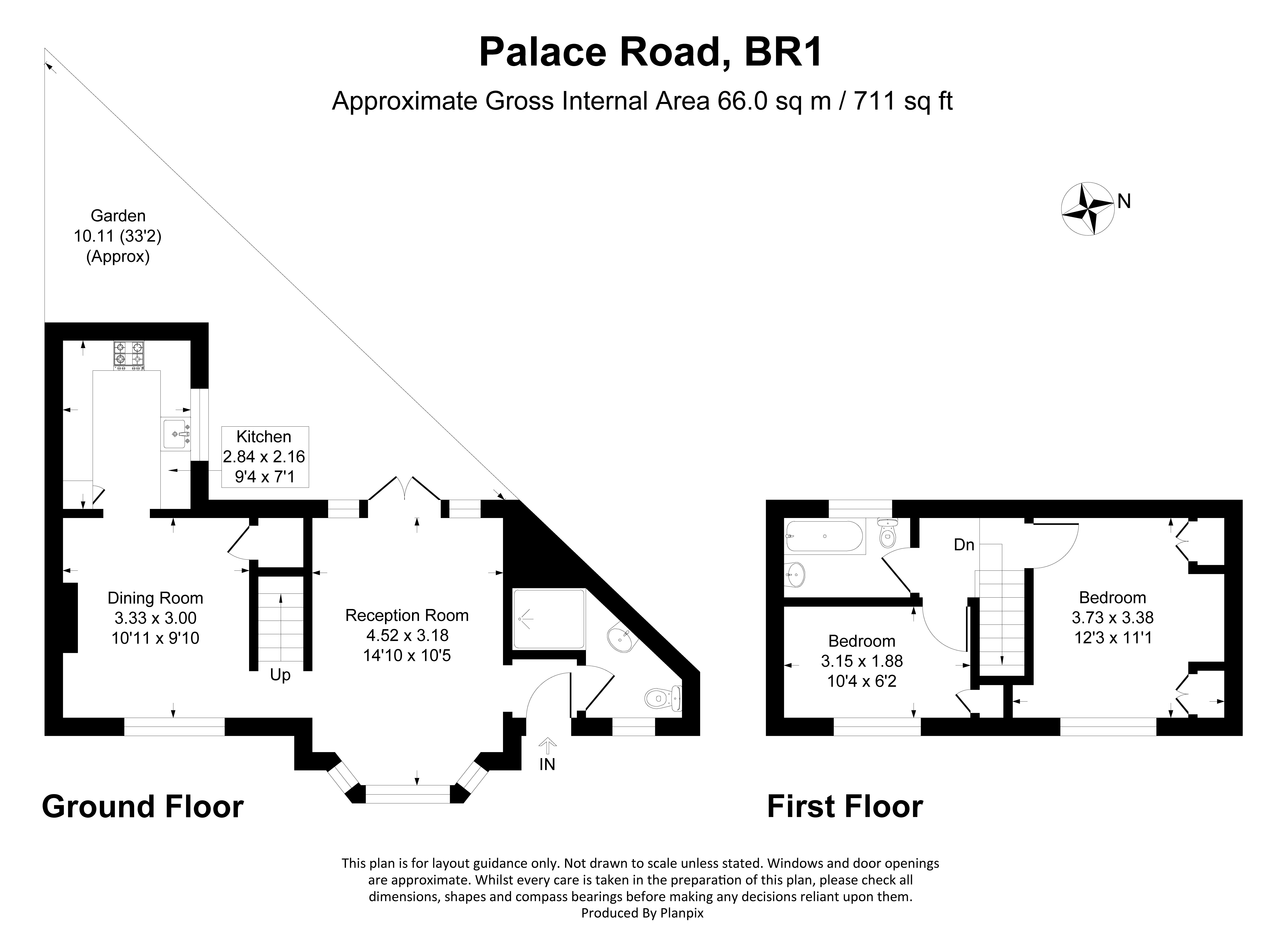 Floorplans For Palace Road, Bromley, BR1