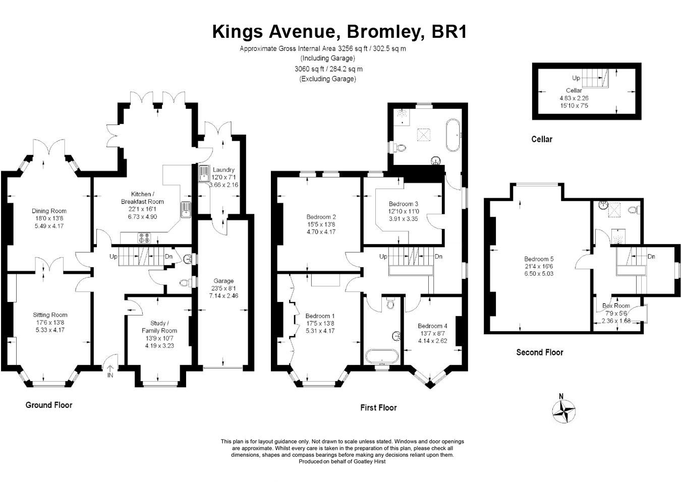 Floorplans For Kings Avenue, Bromley, BR1