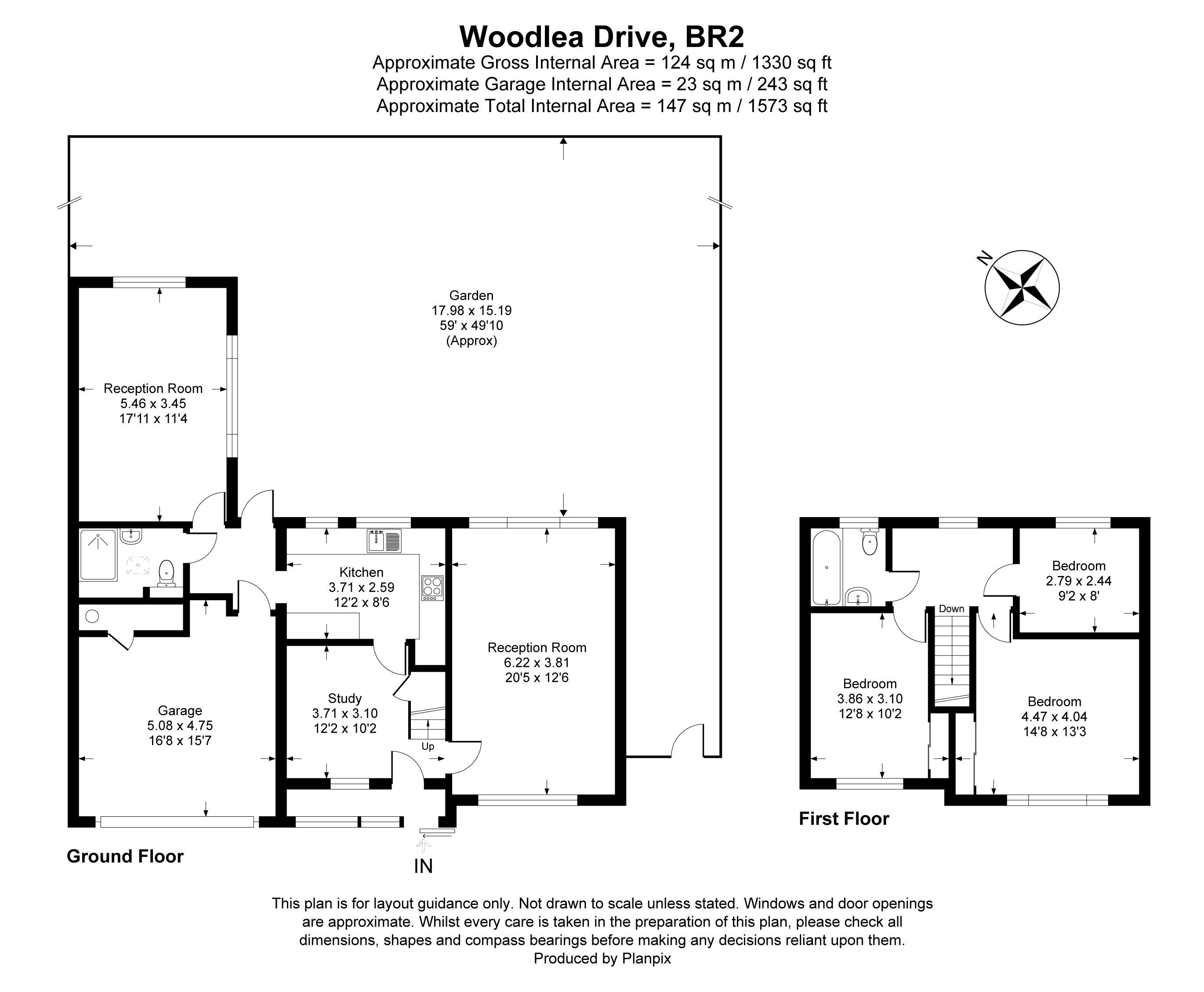 Floorplans For Woodlea Drive, Bromley, BR2